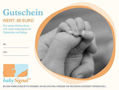 Gutschein 60 Euro Handmotiv